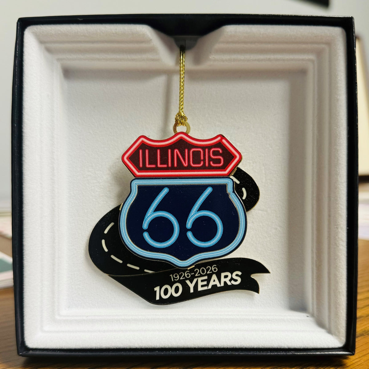 Illinois Route 66 Centennial Ornament