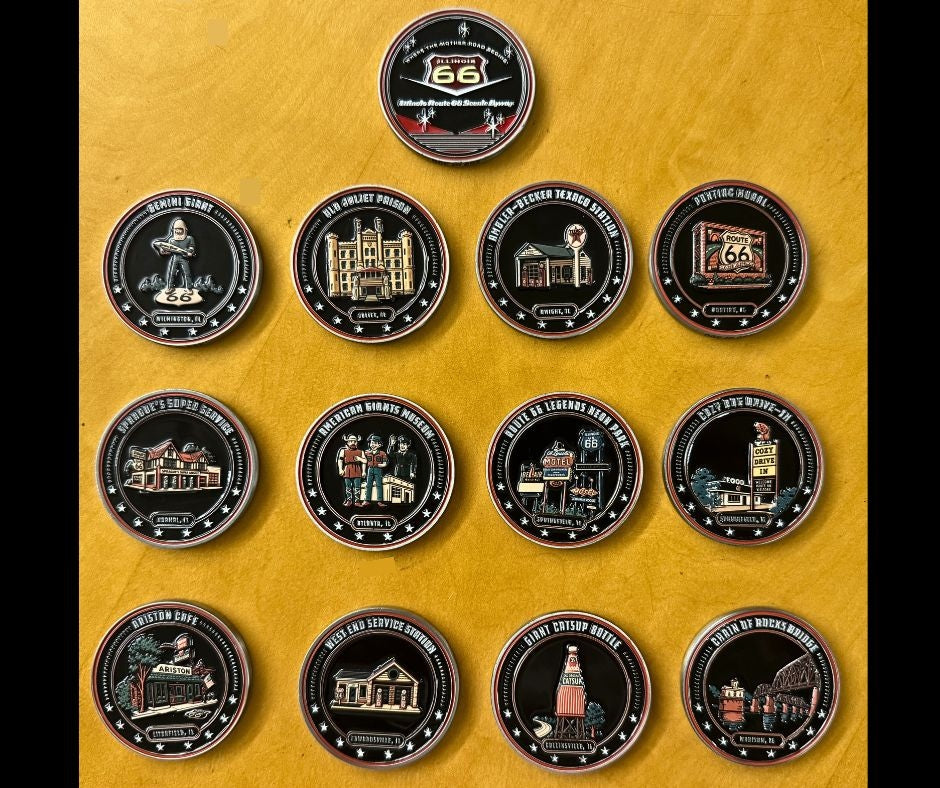 Illinois Route 66 Centennial Coin Set
